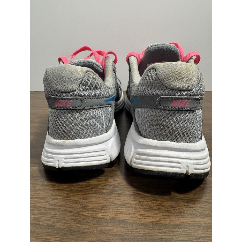 Nike Womens Running Shoes Size 6 Gray Blue Pink Athletic Sneaker 554902-006 - Picture 7 of 9
